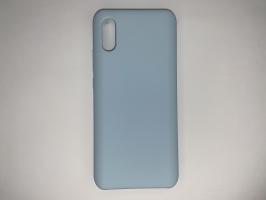 Чехол Silicone Cover для Xiaomi Redmi 9A (2020) голубой_0