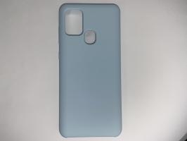 Чехол Silicone Cover для Samsung Galaxy A21S, A217F (2020) голубой_0