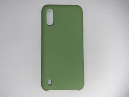 Чехол Silicone Cover для Samsung Galaxy A01, M01 мятно-зеленый_0