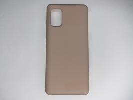 Чехол Silicone Cover для Samsung Galaxy A41, A415F (2020) розовый песок_0