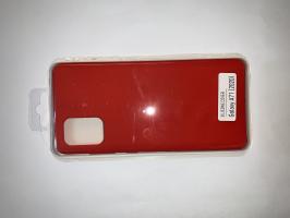 Чехол Silicone Cover для Samsung Galaxy A71, A715F (2019) красный_0