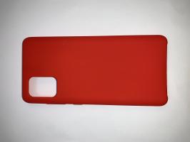 Чехол Silicone Cover для Samsung Galaxy A71, A715F (2019) красный_1
