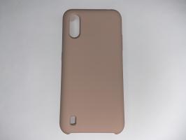 Чехол Silicone Cover для Samsung Galaxy A01, M01 розовый песок_0