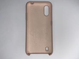 Чехол Silicone Cover для Samsung Galaxy A01, M01 розовый песок_1
