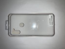 Чехол Silicone Cover для Samsung Galaxy A11, A115F (2020) белый_0