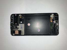 Дисплей Samsung A307FN/DS (A30s) в рамке (черный) cервисный ориг 100% Super AMOLED_1
