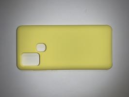 Чехол Silicone Cover для Samsung Galaxy A21S, A217F (2020) желтый_1