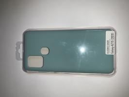 Чехол Silicone Cover для Samsung Galaxy A21S, A217F (2020) синий океан_1