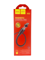 USB кабель HOCO X52 Sereno Lightning 8-pin, 1м, магнитный, PVC (черный)_0