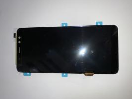Дисплей для Samsung Galaxy A8 2018 SM-A530 в сборе GH97-21406A (черный) 100% оригинал_0