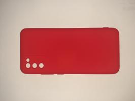 Чехол для Samsung Galaxy A02S, A025F Silicone Cover Slim, красный_0