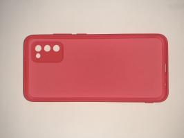 Чехол для Samsung Galaxy A02S, A025F Silicone Cover Slim, красный_1