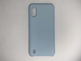 Чехол Silicone Cover для Samsung Galaxy A01, A015F (2019)/ M01, M015F (2020) голубой_0