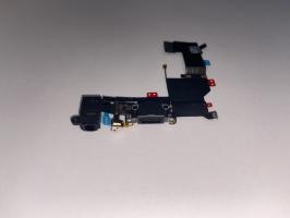 Шлейф/FLC iPhone 5S разъём зарядки,разъём гарнитуры,микрофон,антенна (чёрный)_1