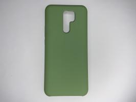 Чехол Silicone Cover для Xiaomi Redmi 9 (2020) зеленый_0
