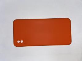 Чехол для Xiaomi Redmi 9A матовый силикон с вставкой внутри, персиковый_0