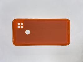 Чехол для Xiaomi Redmi 9C матовый силикон с вставкой внутри, персиковый_1