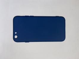 Чехол для iPhone 6, 6S Silicone Cover Slim, софт-тач, матовый, синий_0