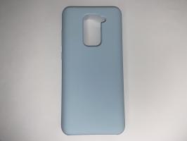 Чехол Silicone Cover для Xiaomi Redmi Note 9 (2020) голубой_0