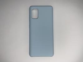 Чехол Silicone Cover для Samsung Galaxy A41, A415F (2020) голубой_0