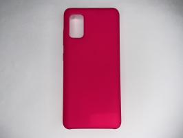 Чехол Silicone Cover для Samsung Galaxy A41, A415F (2020) ярко-розовый_0