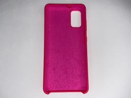 Чехол Silicone Cover для Samsung Galaxy A41, A415F (2020) ярко-розовый_1