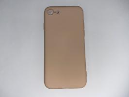 Чехол для iPhone SE 2020/ 8/ 7 Silicone Cover Slim, софт-тач, матовый, розовый песок_0
