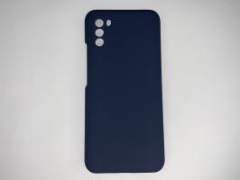 Чехол Silicone Cover для Xiaomi POCO M3, темно-синий_0