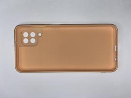 Чехол для Samsung Galaxy A12, M12, A127F, M127F Silicone Cover Slim, софт-тач, матовый, розовый песо_1