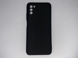 Чехол для Xiaomi POCO M3 Silicone Cover Slim, софт-тач, матовый, черный_0
