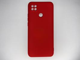 Чехол для Xiaomi Redmi 9C Silicone Cover Slim, софт-тач, матовый, красный_1
