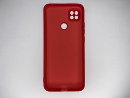Чехол для Xiaomi Redmi 9C Silicone Cover Slim, софт-тач, матовый, красный_2