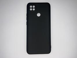 Чехол для Xiaomi Redmi 9C Silicone Cover Slim, софт-тач, матовый, черный_0