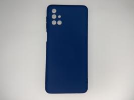 Чехол для Samsung Galaxy M31s, M317F Silicone Cover Slim, софт-тач, матовый, синий_0