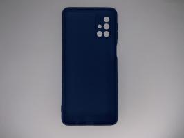 Чехол для Samsung Galaxy M31s, M317F Silicone Cover Slim, софт-тач, матовый, синий_1