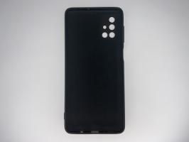 Чехол для Samsung Galaxy M51, M515F Silicone Cover Slim, софт-тач, матовый, черный_1