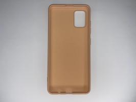 Чехол для Samsung Galaxy A51, A515F Silicone Cover Slim, софт-тач, матовый, розовый песок_1