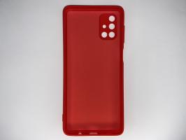 Чехол для Samsung Galaxy M51, M515F Silicone Cover Slim, софт-тач, матовый, красный_1
