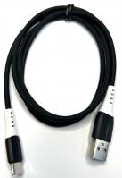 USB кабель HOCO X82 Type-C, 3А, 1м, силикон (черный)_1