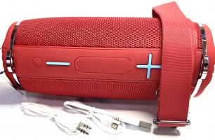 Bluetooth колонка HOCO HC12 Sports BT5.0, 2x5W, AUX/FM/microSD/MicroUSB/USB, RGB, громкость +/- (красный)_0